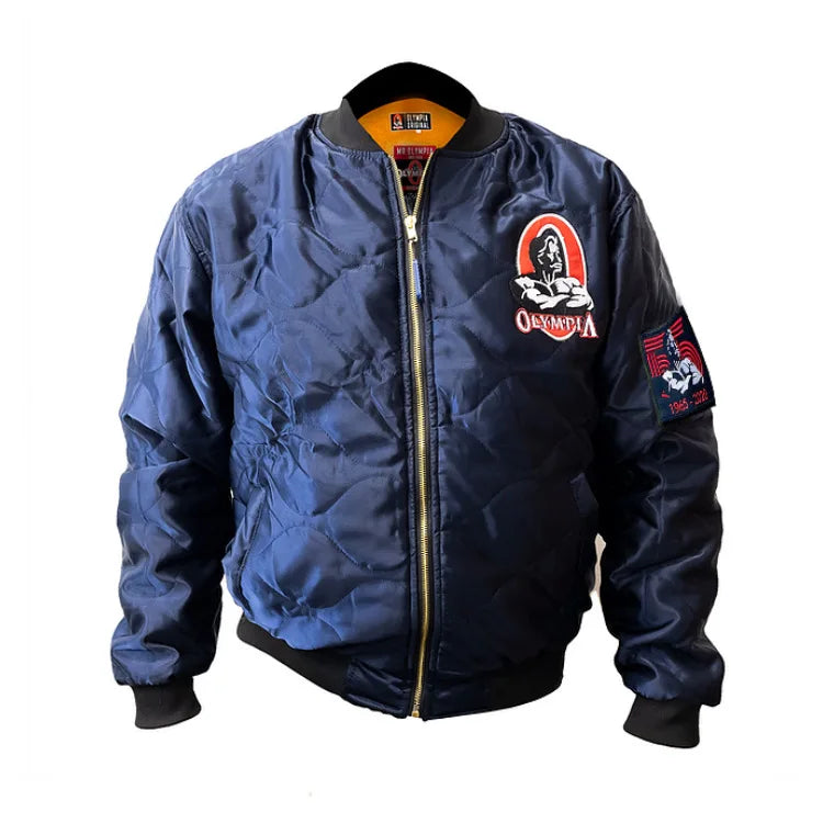 NEW OLYMPIA Mens zipper Jacket Winter Fashion Casual male gym Bodybuilding Jacket Sweatshirt sportswear Brand top coat