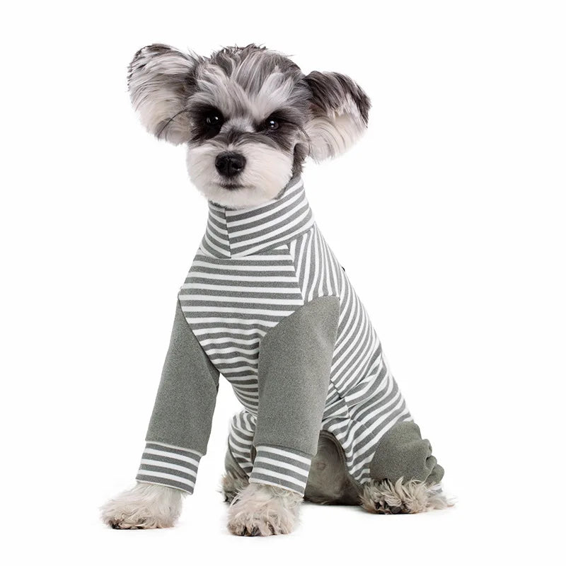 Puppy Dog Recovery Suit Abdominal Wound After Surgery Wear Prevent Licking Wounds Dog Pajamas Long Sleeve Prevent Shedding