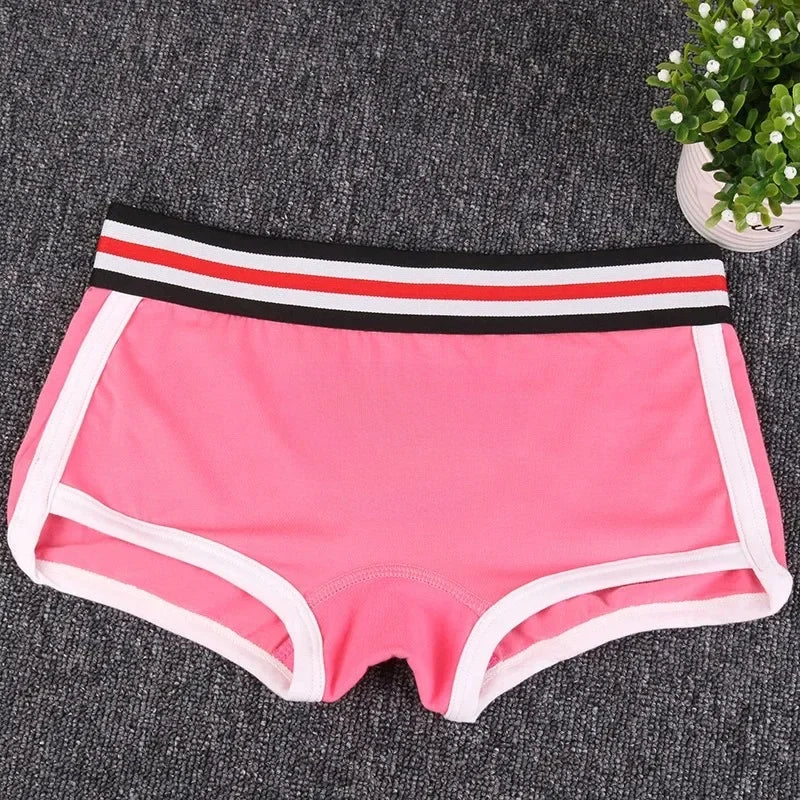 Underwear for Women Funny Female Boxer Shorts Cotton Boy Shorts Cute Girl Panties Breathable Womens Intimates