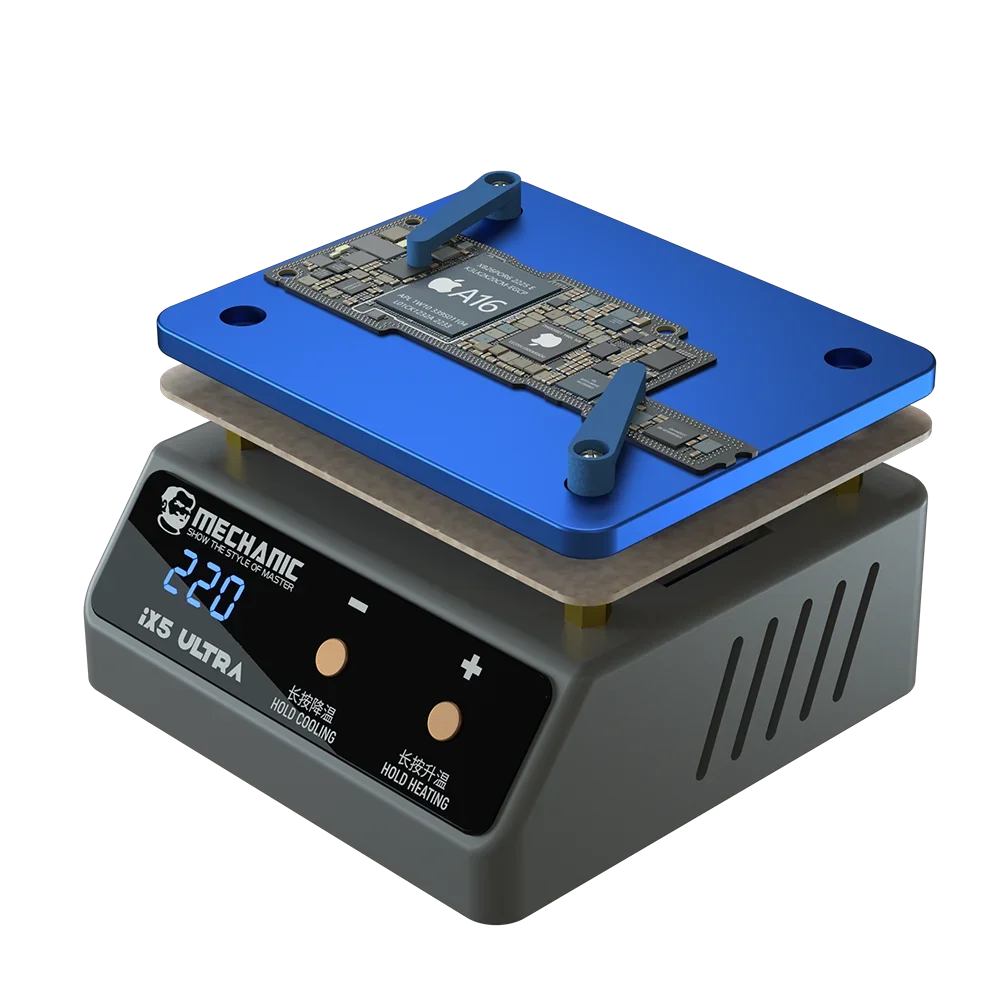MECHANIC IX5 Ultra Universal Preheating Layering Platform for Motherboard Layering Tin Planting Glue Removal Heating Table Tool