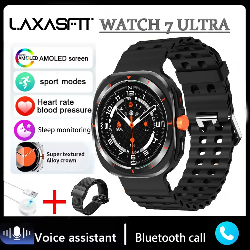 Watch 7 Ultra Smartwatch Bluetooth Talk HD AMOLED Screen Fitness Tracker Health Monitoring Smartwatch for Android IOS