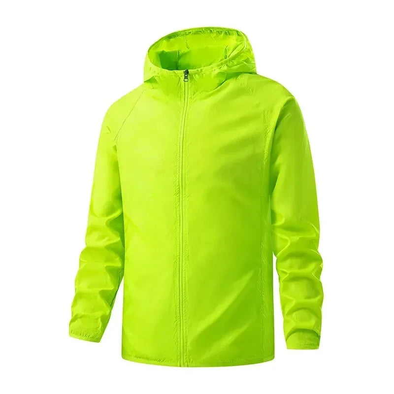 Men Women Hiking Jackets Waterproof Sun Protection Windbreaker Camping Climbing Outdoor Rain Coat Unisex Portable Clothes