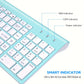 Wireless Keyboard and Mouse Combo, Compact Full Size Wireless Computer Keyboard and Mouse Set 2.4G Ultra-Thin Sleek Design for Windows, Computer, Desktop, PC, Notebook, Laptop