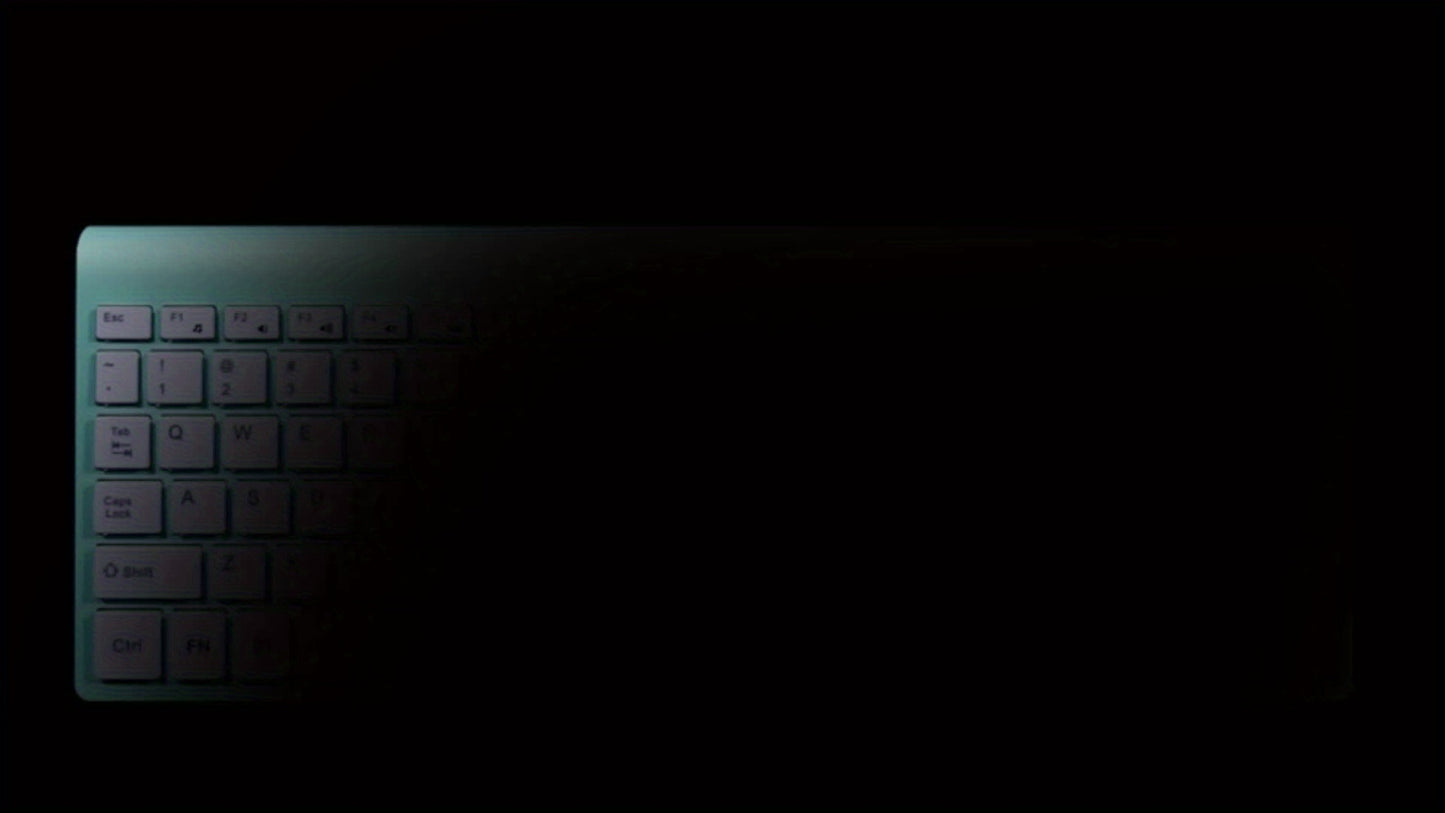 Wireless Keyboard and Mouse Combo, Compact Full Size Wireless Computer Keyboard and Mouse Set 2.4G Ultra-Thin Sleek Design for Windows, Computer, Desktop, PC, Notebook, Laptop