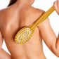 Double-sided Natural Bristle Bath Brush Exfoliating Wooden Body Massage Shower Brush SPA Woman Man Skin Care Dry Long Body Brush