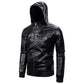 COLDKER Fashion Men's PU Leather Jacket new For Male Fitness Suede Jacket chaqueta cuero Casual Coat Clothing for man