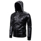 COLDKER Fashion Men's PU Leather Jacket new For Male Fitness Suede Jacket chaqueta cuero Casual Coat Clothing for man