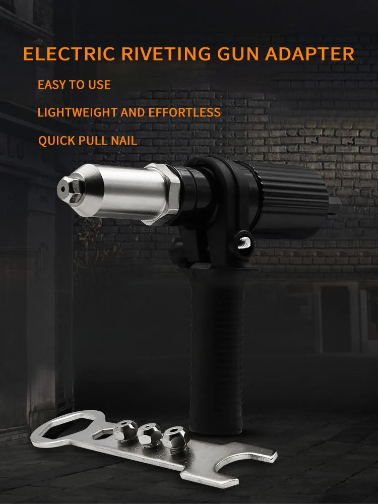 Professional Electric Rivet Nut Gun Machine Core Pull Accessories Cordless Riveting Gun Drill Adapter  Insert Nut Tools