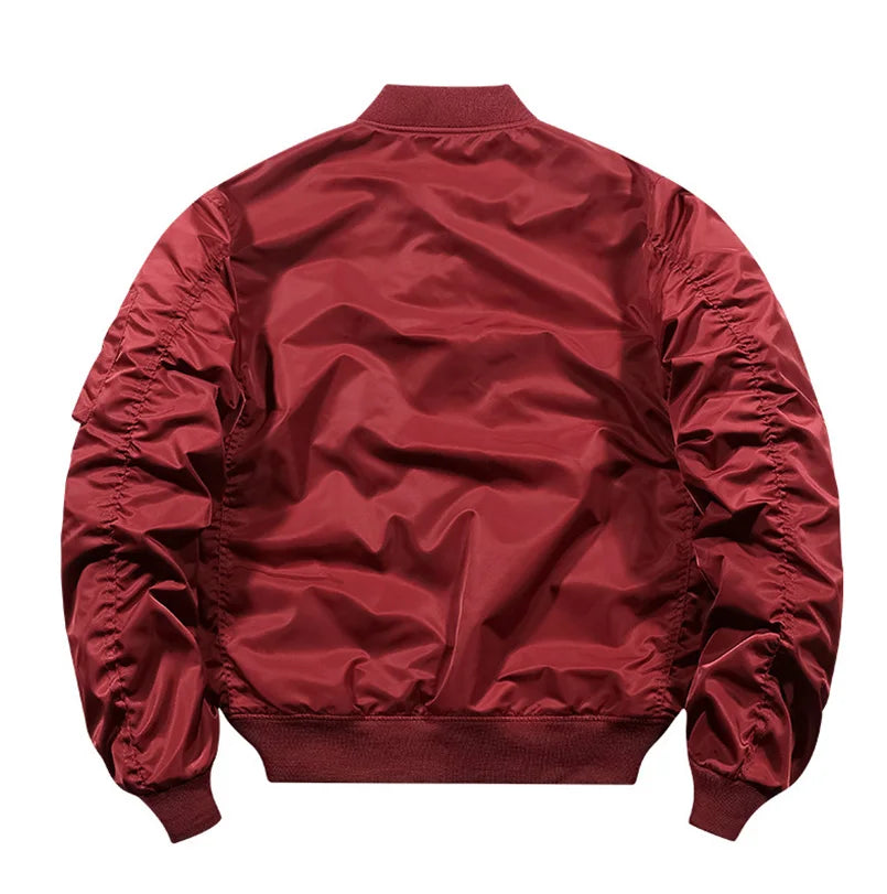 Spring Autumn Bomber Jacket Men Women Military Fly Jacket Varsity Baseball Flight Coat Mens Windbreaker Mens Clothing 2022