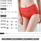 Women's underwear sexy  lace high waist elastic female panties antibacterial transparent  high quality ladies lingerie
