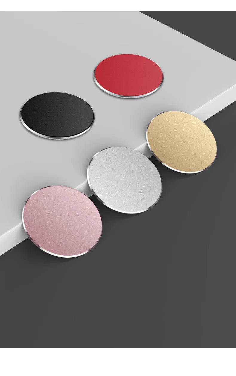 Metal Disk Plate Magnetic Car Phone Holder Universal Air Vent Mount Mobile Cellphone Stand GPS Support Magnet Iron Sheet