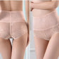 Women's underwear sexy  lace high waist elastic female panties antibacterial transparent  high quality ladies lingerie