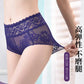 Women's underwear sexy  lace high waist elastic female panties antibacterial transparent  high quality ladies lingerie