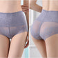 Women's underwear sexy  lace high waist elastic female panties antibacterial transparent  high quality ladies lingerie