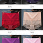 Women's underwear sexy  lace high waist elastic female panties antibacterial transparent  high quality ladies lingerie