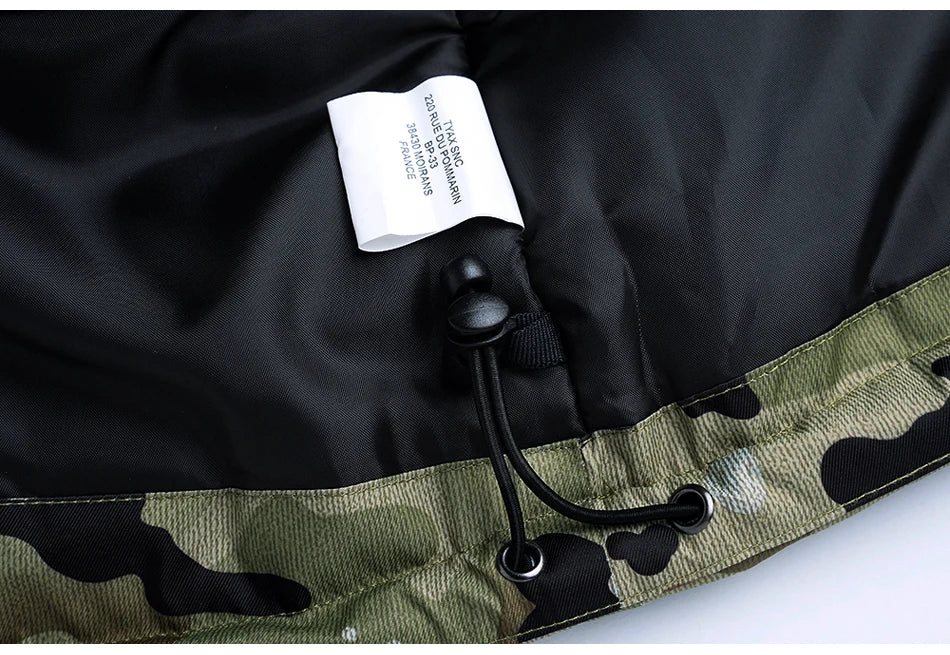 New Mens Camouflage Ski Suit Waterproof Breathable Snowboard Jacket Winter Snow Pants Suits Male Skiing and Snowboarding Sets