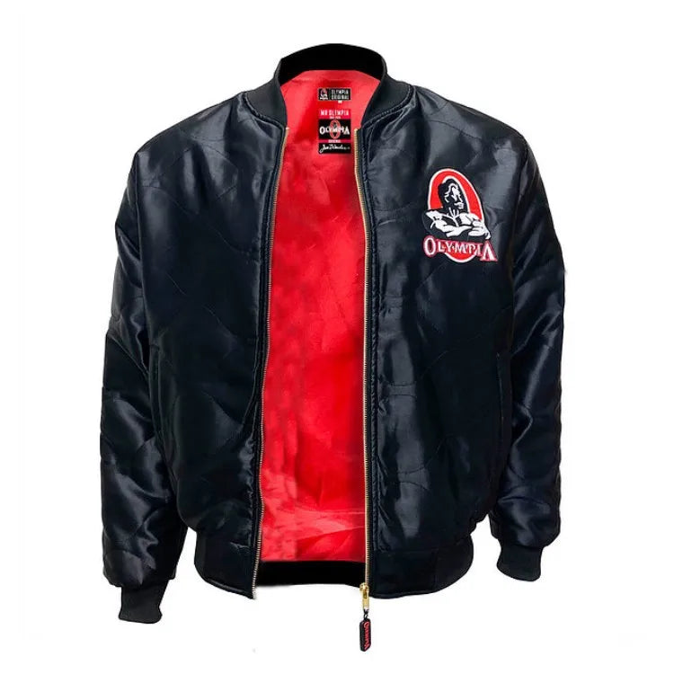 NEW OLYMPIA Mens zipper Jacket Winter  Fashion Casual male gym  Bodybuilding  Jacket Sweatshirt sportswear Brand top coat