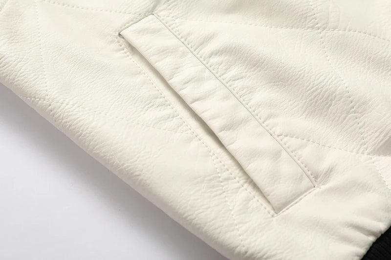 Autumn Winter Bomber Leather Jacket Men Scorpion Embroidery Hooded Jacket PU Leather Motorcycle Mens Ryan Gosling Drive Jacket