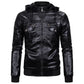 COLDKER Fashion Men's PU Leather Jacket new For Male Fitness Suede Jacket chaqueta cuero Casual Coat Clothing for man