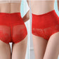 Women's underwear sexy  lace high waist elastic female panties antibacterial transparent  high quality ladies lingerie