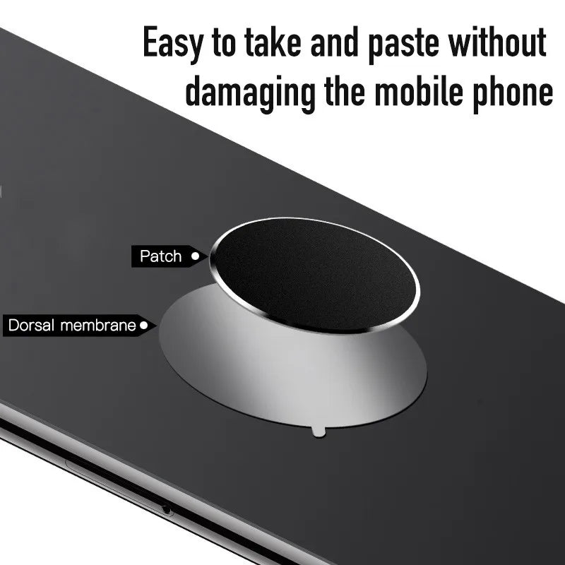 Metal Disk Plate Magnetic Car Phone Holder Universal Air Vent Mount Mobile Cellphone Stand GPS Support Magnet Iron Sheet