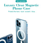 Hard Crystal Original Magnectic Case For iPhone 13 12 11 14 15 16Pro Max XSMAX XR SE 7 8Plus For Magsafe Wireless Charging Cover