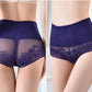 Women's underwear sexy  lace high waist elastic female panties antibacterial transparent  high quality ladies lingerie