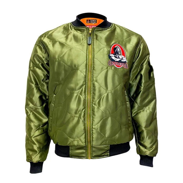 NEW OLYMPIA Mens zipper Jacket Winter  Fashion Casual male gym  Bodybuilding  Jacket Sweatshirt sportswear Brand top coat