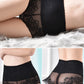 Women's underwear sexy  lace high waist elastic female panties antibacterial transparent  high quality ladies lingerie
