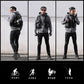 Moto Vest Mens Motorcycle Jacket Breathable Motorbike Jacket Night Work High Visibility Reflective Safety Jacket With Water Bag