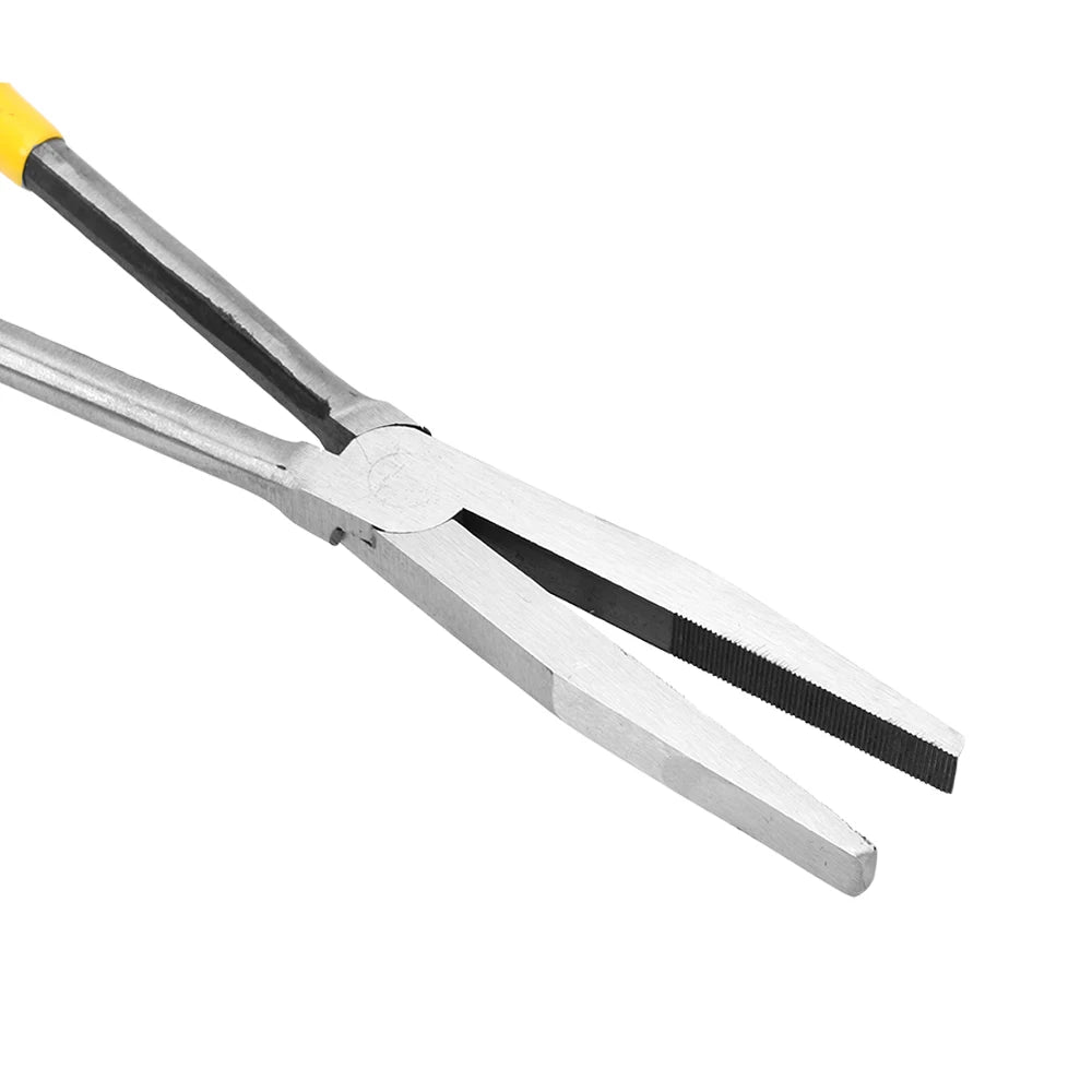 DIY Extra Long Nose Pliers Straight Bent Tip Mechanic Equipment Hand Removal Tools Spanner Clips Auto Care Kit Car Accessories