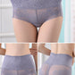 Women's underwear sexy  lace high waist elastic female panties antibacterial transparent  high quality ladies lingerie