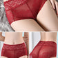 Women's underwear sexy  lace high waist elastic female panties antibacterial transparent  high quality ladies lingerie