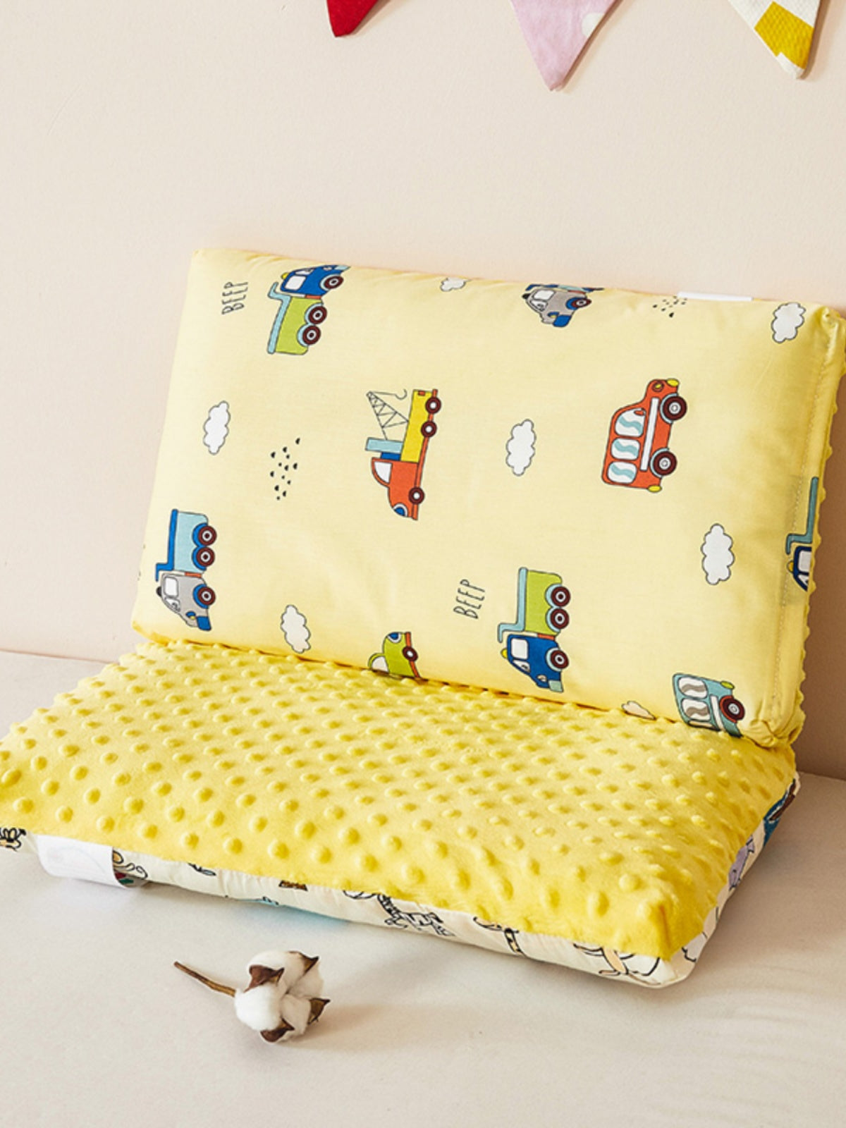 Kids Baby Removable and Washable Cotton Pillow