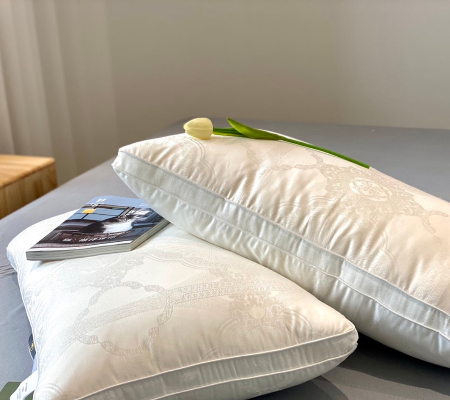 Soybean Fiber Aesthetic Soft Fit Cervical Spine Pillow Insert