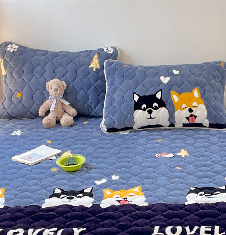 Non-Collapse Pillowcase and Pillow Core Set For Home Adult Cervical Support Improve Sleeping Pairs Dormitory Students Single Men