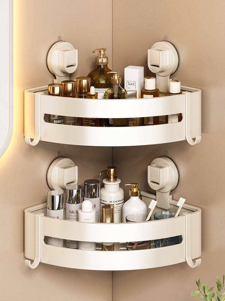 Corner Punch-Free Washstand Wall Wall-Mounted Suction Cup