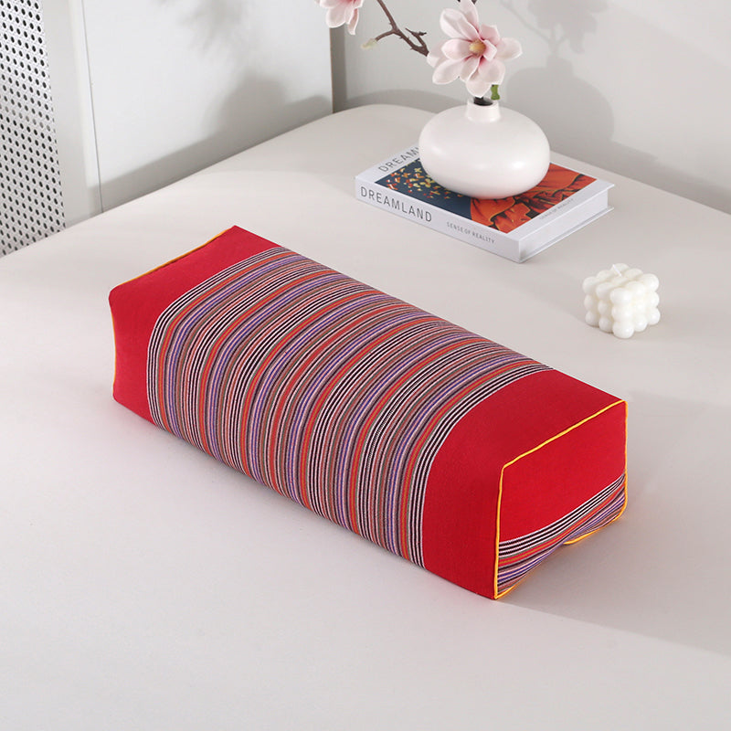 13 and 17 High Pillow Buckwheat Hull Moxa Leaf Pillow Hard Pillow Super High Pillow Adult Senior Buckwheat Pillow Removable and Washable