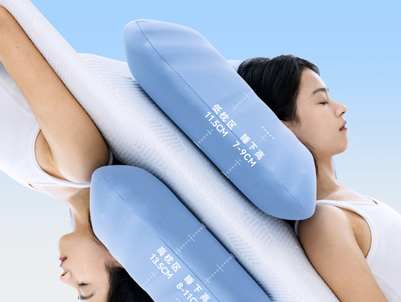 Banana Fruit Puff Memory Cotton Pillow Non-Pressure Stiff Neck Special Super Soft Cervical Support Improve Sleeping Pillowcase and Pillow Core