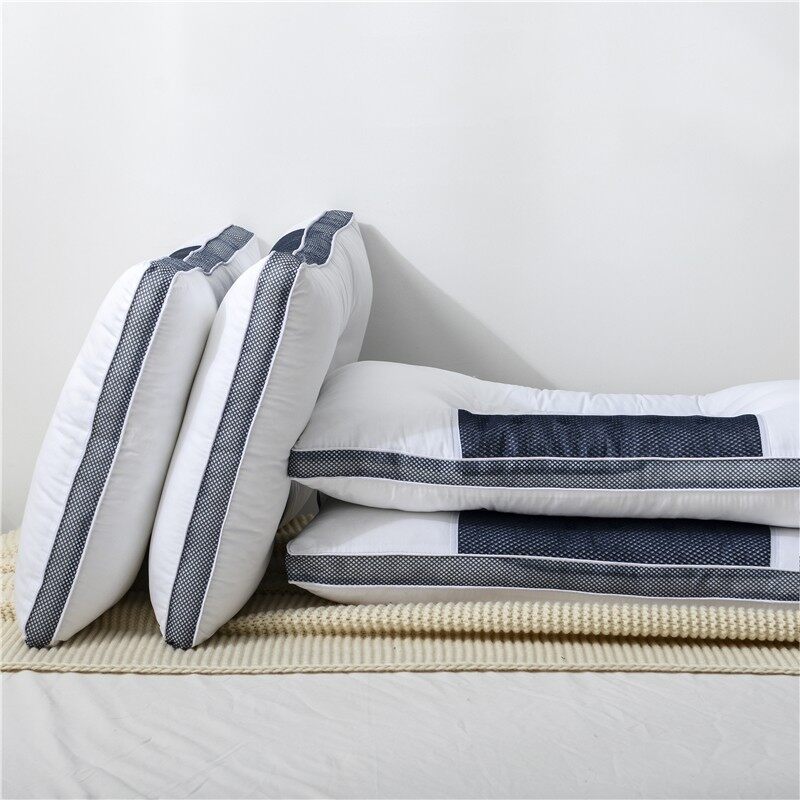 Adult Cassia Seed Pillow Case and Pillow Core Set Home a Pair of Pillow Core Protection Isolation Layer Cervical Support Sleep