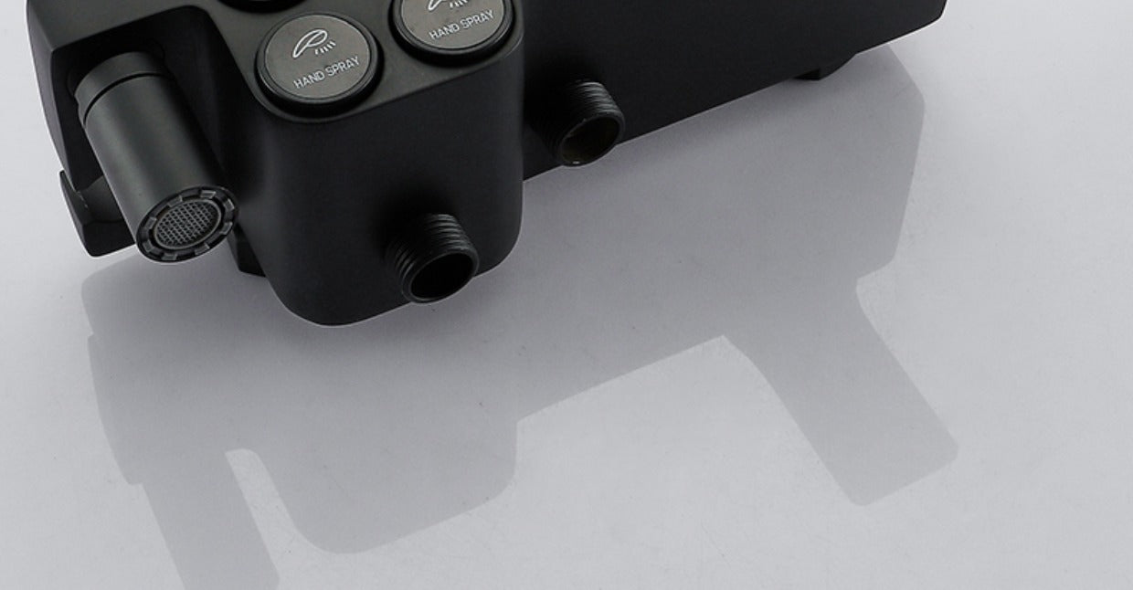 Copper Constant Temperature Black For Home Supercharged Shower Head