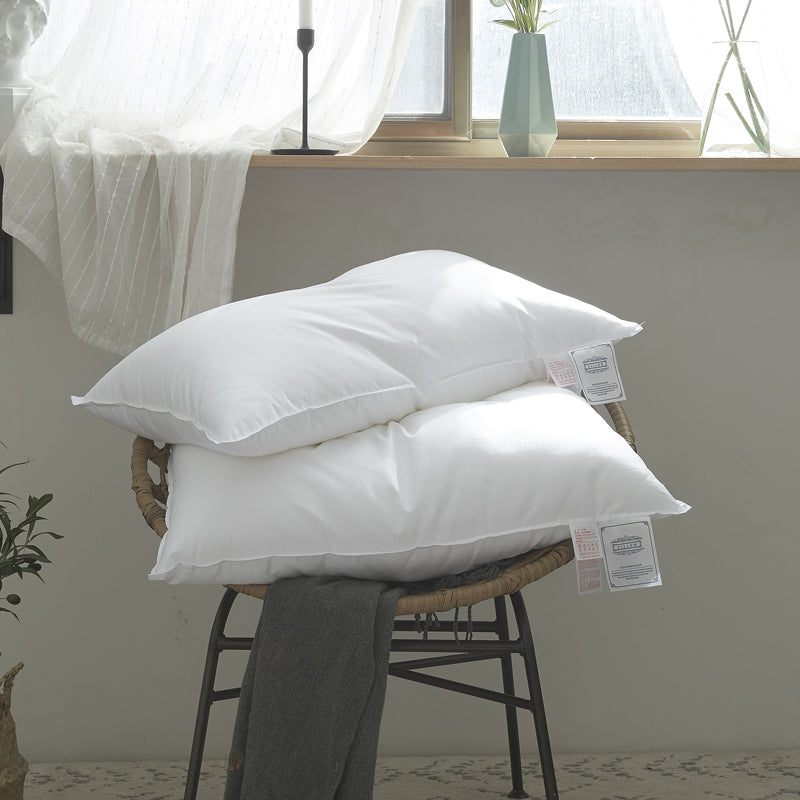 Soft Pillow Core Matched with the Set in the Store ~ White Pure Cotton Satin Feather Velvet Pillow Pillow Single Pillow