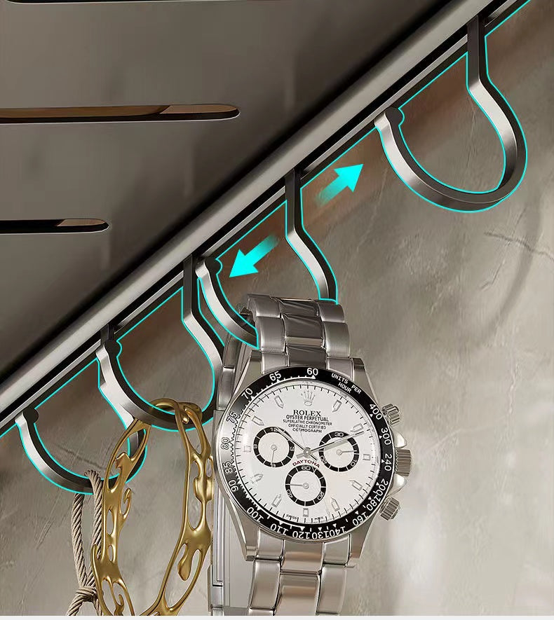 Bathroom Integrated Storage Rack Towel Rack Wall-Mounted Punch-Free Wall Bathroom Toilet Storage Washstand