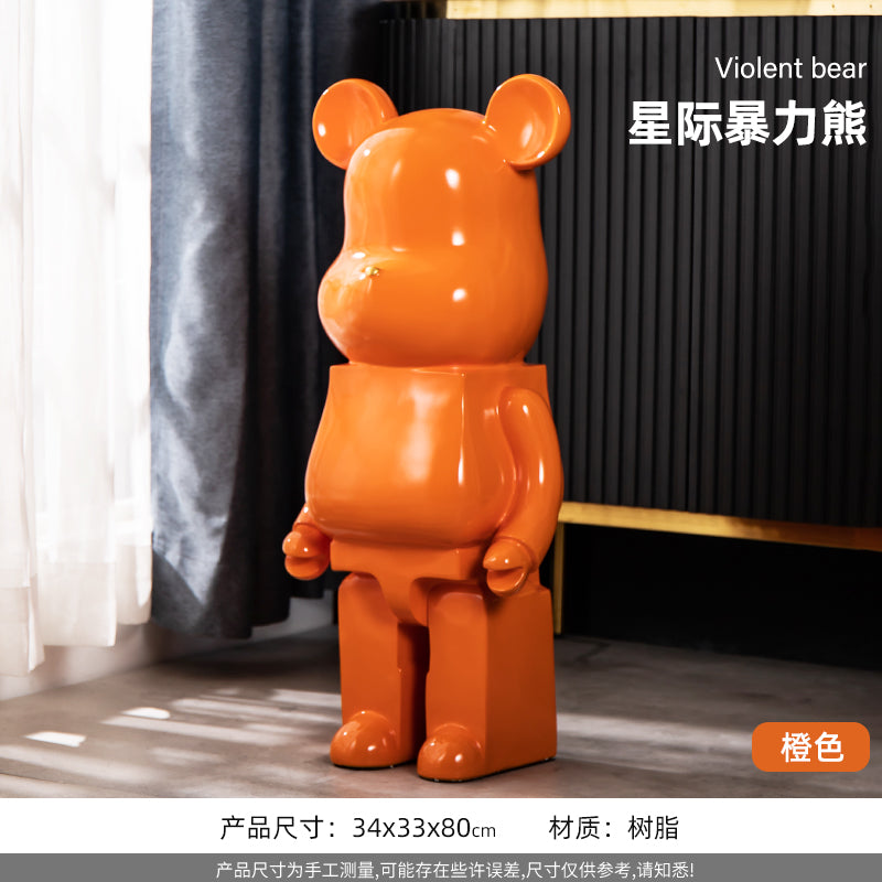 Violent Bear Living Room Large Dog Fancy Niche Style Ornaments