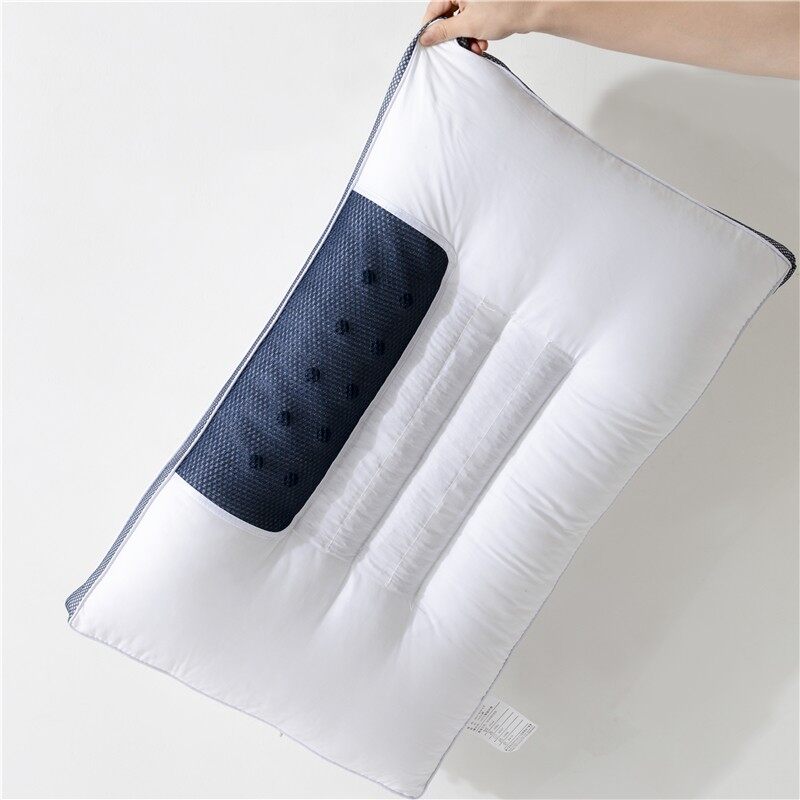 Adult Cassia Seed Pillow Case and Pillow Core Set Home a Pair of Pillow Core Protection Isolation Layer Cervical Support Sleep