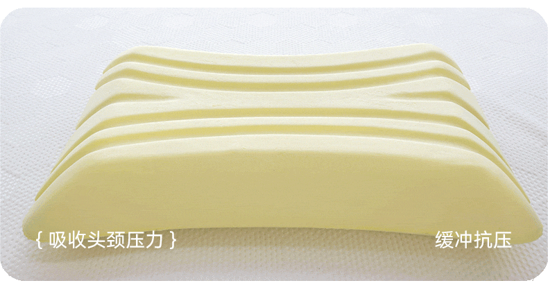 Banana Fruit Puff Memory Cotton Pillow Non-Pressure Stiff Neck Special Super Soft Cervical Support Improve Sleeping Pillowcase and Pillow Core
