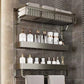 Bathroom Integrated Storage Rack Towel Rack Wall-Mounted Punch-Free Wall Bathroom Toilet Storage Washstand
