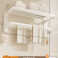 White Bathroom Wall-Mounted Toilet Towel Rack