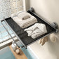 Retractable Bath Towel Rack Clothes Toilet Punch-Free Suction Cup