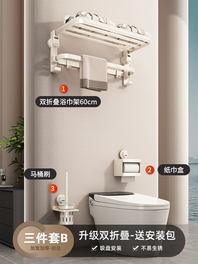 Corner Punch-Free Washstand Wall Wall-Mounted Suction Cup